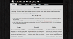 Desktop Screenshot of charlesauer.net