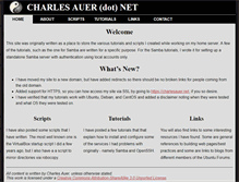Tablet Screenshot of charlesauer.net
